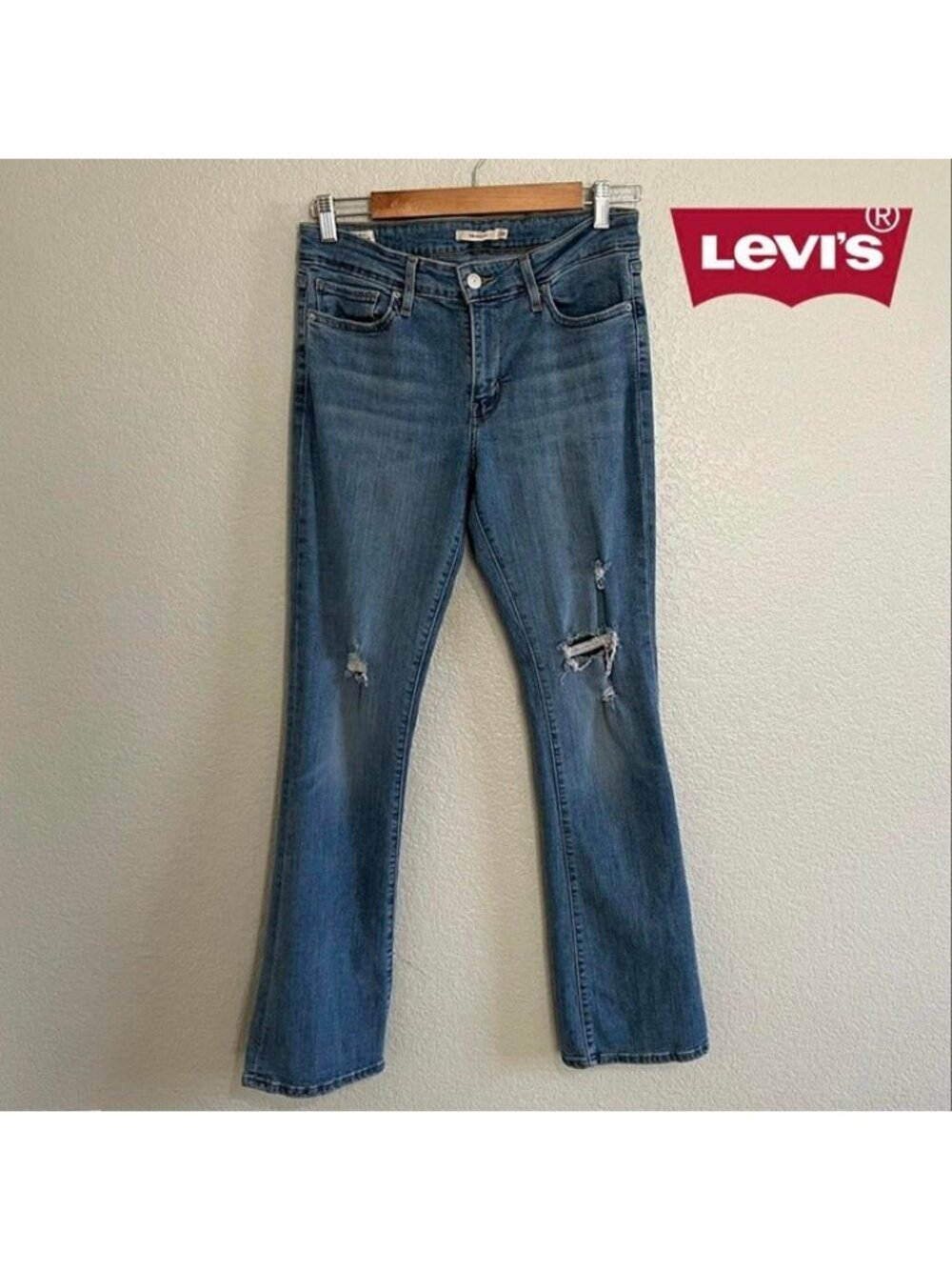 Levis Jeans For Women 715 Bootcut Distressed